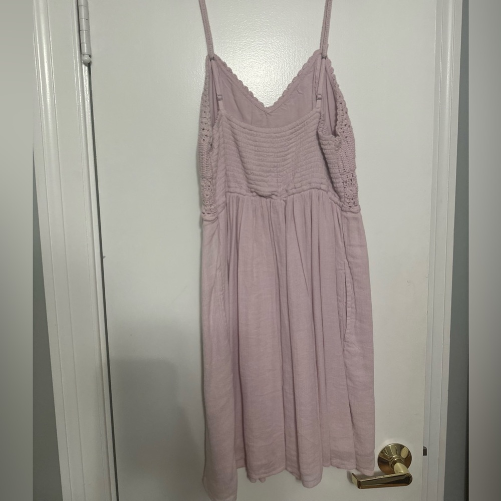 Crochet top with float bottom (pastel pink) - Picture 2 of 3
